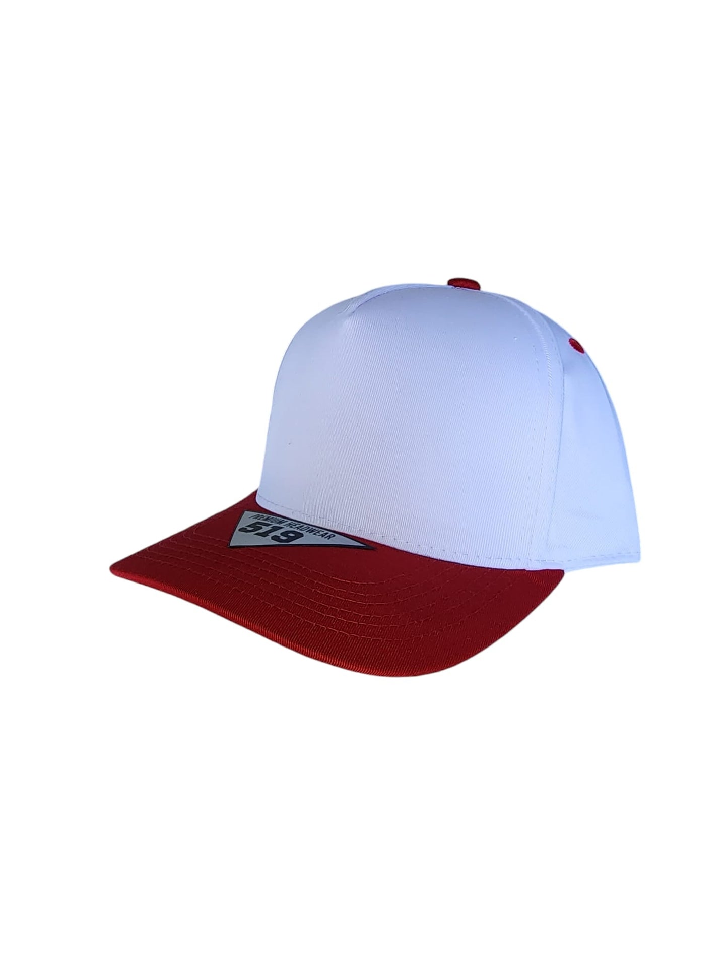 519 Blank Plain Cotton Twill Five Panel Pro Style Cap