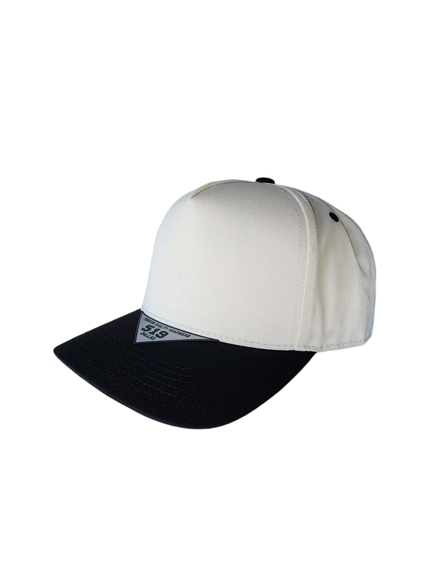 519 Blank Plain Cotton Twill Five Panel Pro Style Cap