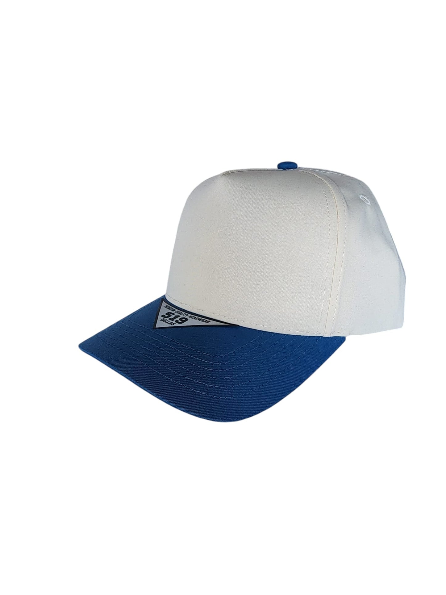 519 Blank Plain Cotton Twill Five Panel Pro Style Cap