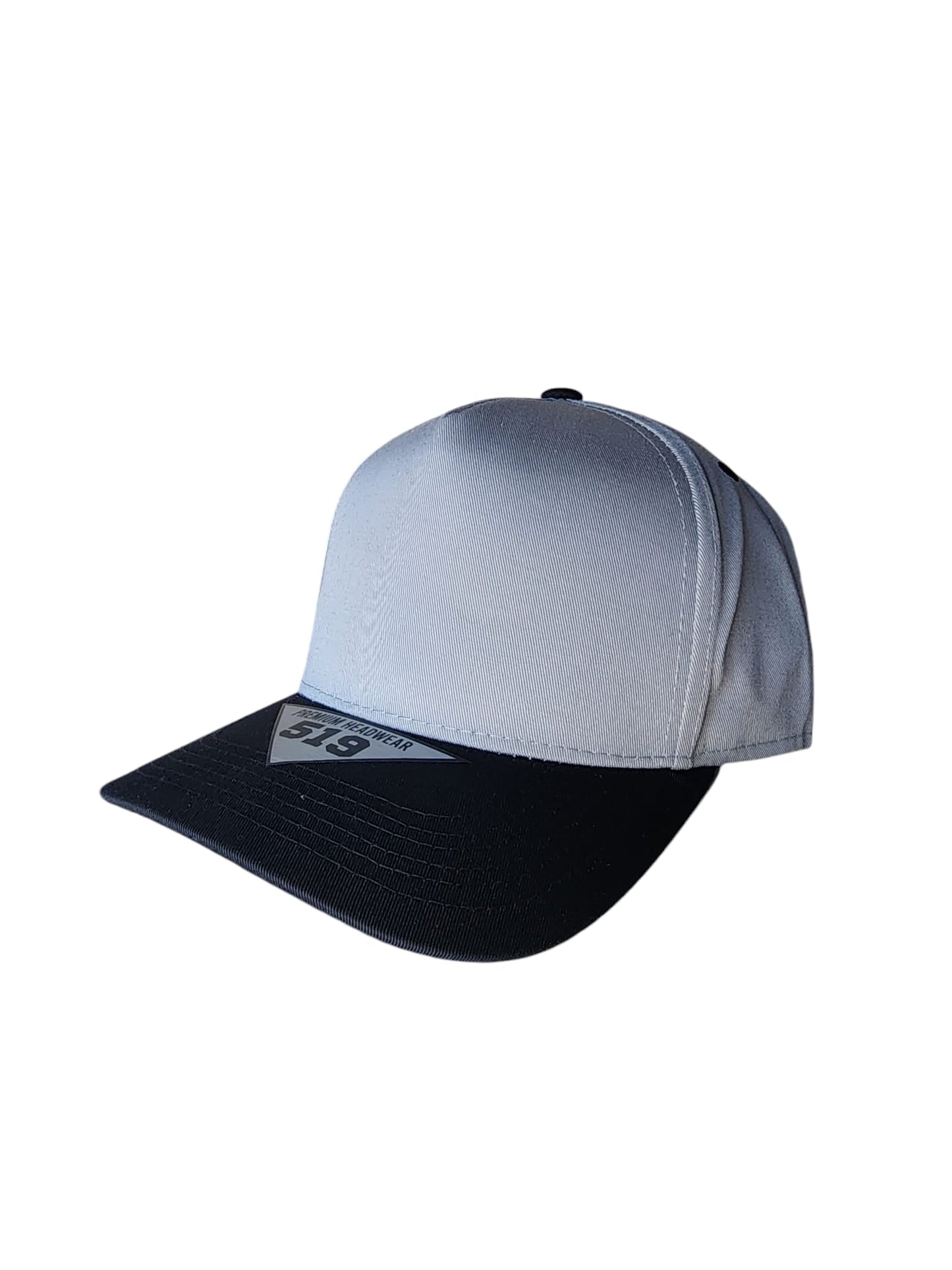 519 Blank Plain Cotton Twill Five Panel Pro Style Cap