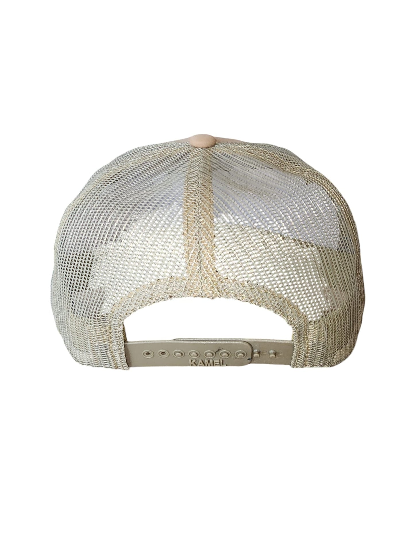 Kamel 804 5 Panel High Crown Polyester Mesh Trucker Hat – Adjustable & Stylish.