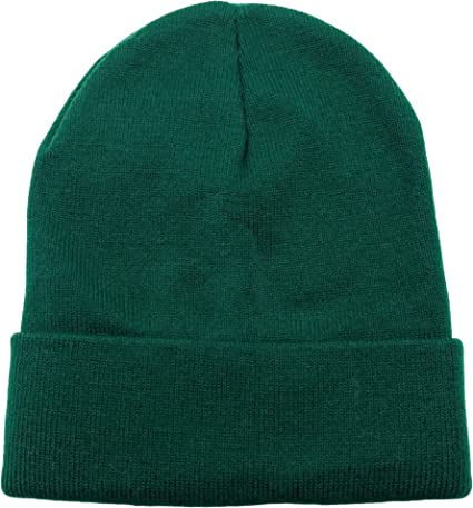 Soft Warm Long Beanie Ski Cap Unisex Multicolor (Pack of 12)