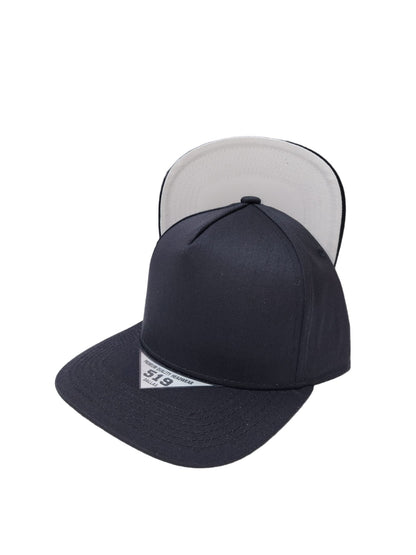 519 Blank Plain Cotton Twill Five Panel Pro Style Cap