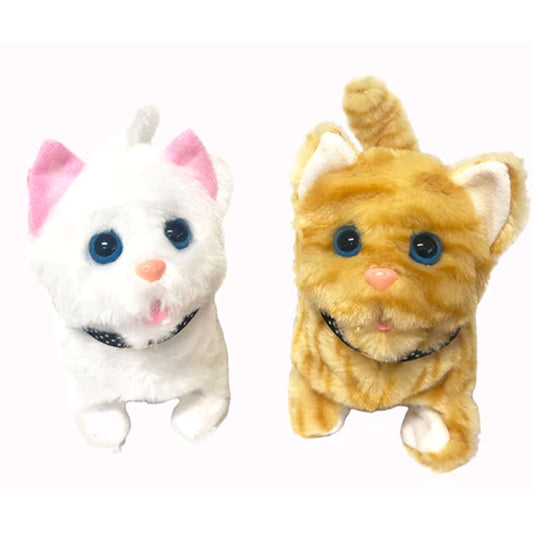 Walking Cute Fluffy Toy Kitty Cat Wholesale - NoveltiesMart.com Wholesale