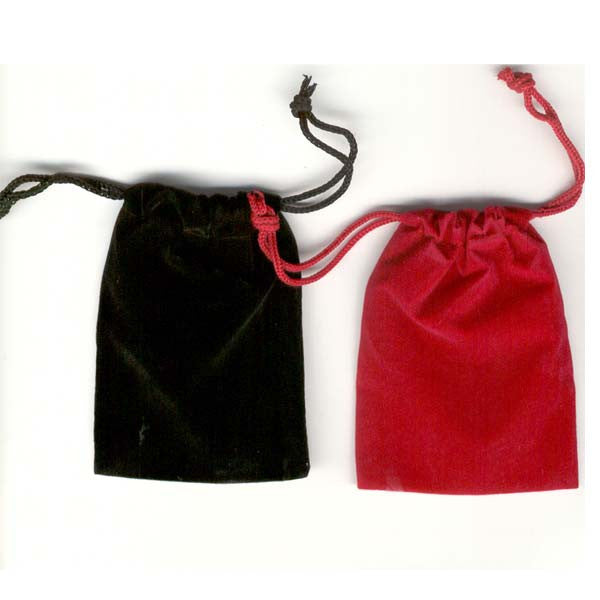 Large 4 Inch Draw String Velvet Bags - Wholesale Elegant Gift Packaging