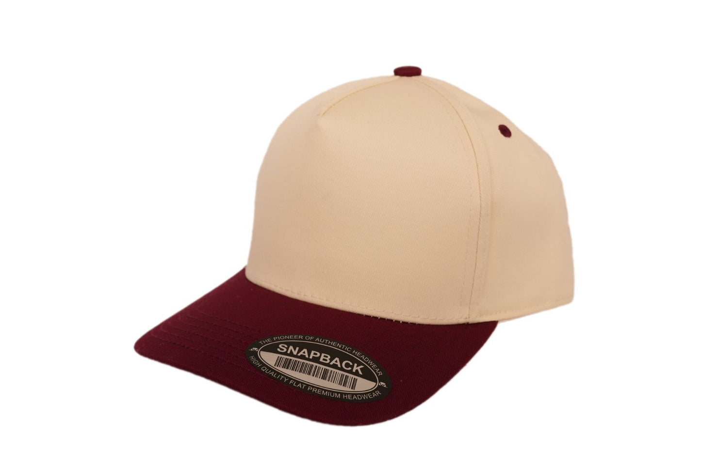 519 Blank Plain Cotton Twill Five Panel Pro Style Cap