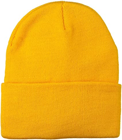 Soft Warm Long Beanie Ski Cap Unisex Multicolor (Pack of 12)