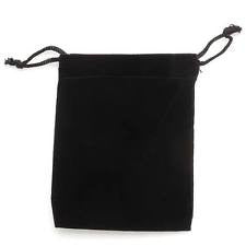 Small 3-Inch Drawstring Velvet Bags – Available in Black or Red