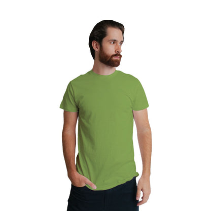 "Adult Short Sleeve Soft-Style T-Shirt – 100% Ring-Spun Cotton, Retail Fit, Tear Away Label"