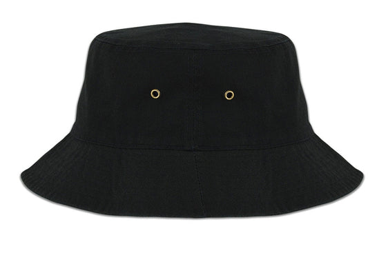 100% Cotton Bucket Hat Cap - Stone-Washed, Breathable, UV Protection - One Size Fits Most