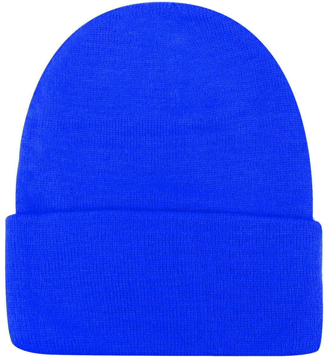 Soft Warm Long Beanie Ski Cap Unisex Multicolor (Pack of 12)