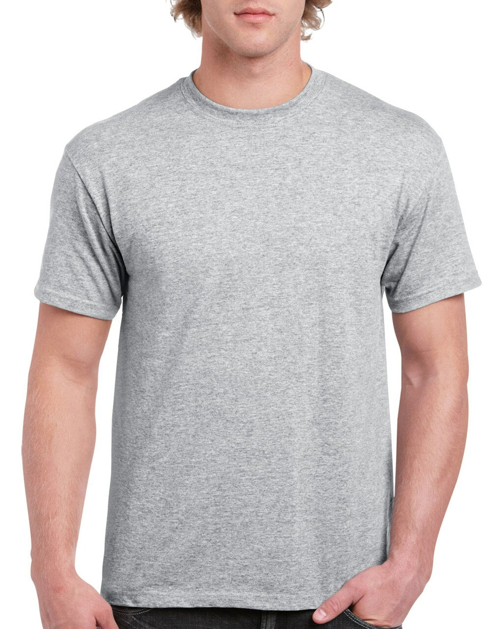 Gildan Heavy Cotton G5000 T-Shirts - 100% US Cotton, Durable Midweight Fabric, Classic Fit.