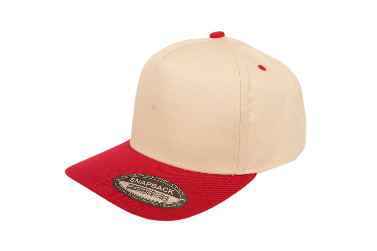 519 Blank Plain Cotton Twill Five Panel Pro Style Cap