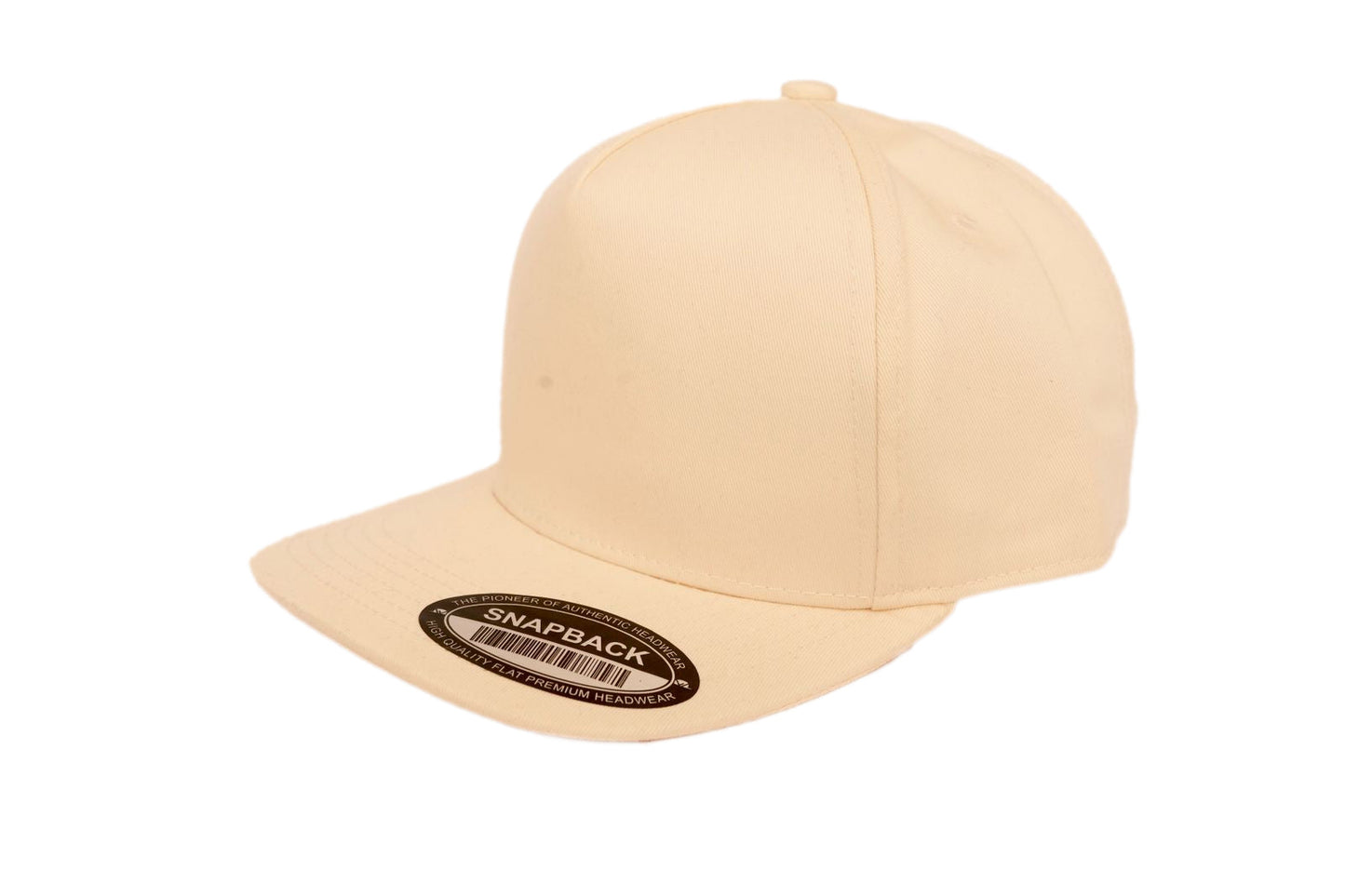 519 Blank Plain Cotton Twill Five Panel Pro Style Cap