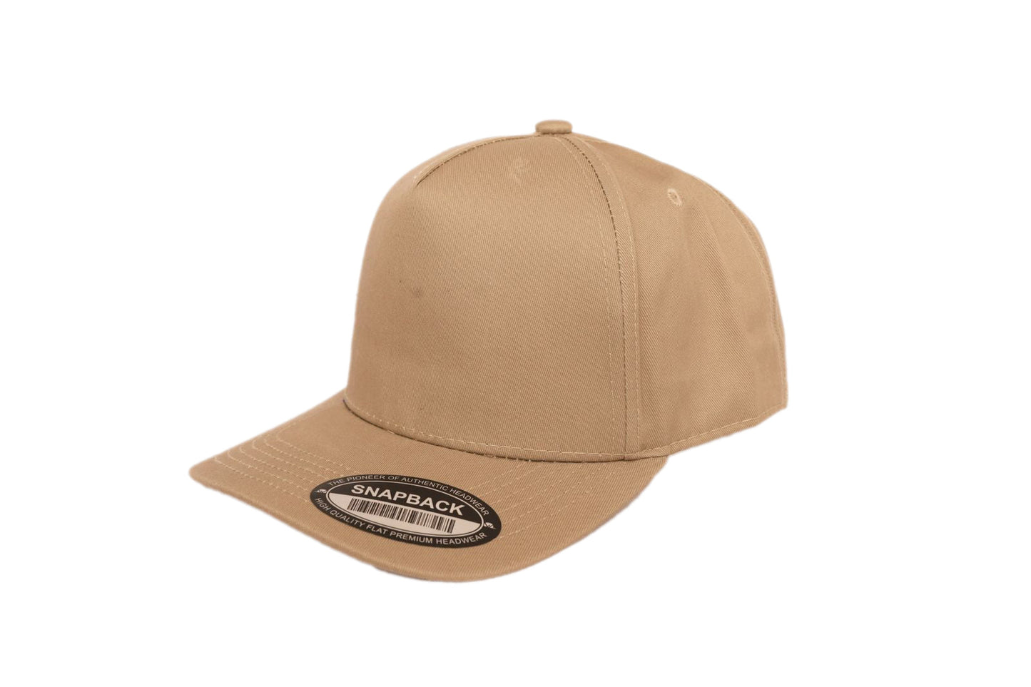 519 Blank Plain Cotton Twill Five Panel Pro Style Cap