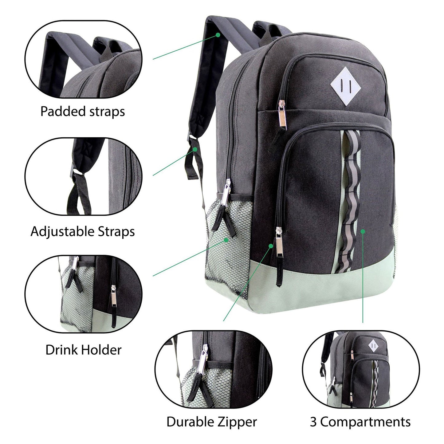 Backpacks and 12 Winter Item Sets - Wholesale Care Package