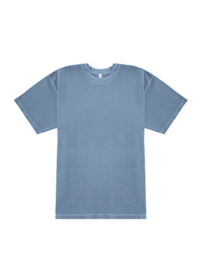 "Oversized Short Sleeve Tee - 7.6oz Cotton Streetwear Essential with Drop Shoulder Fit"